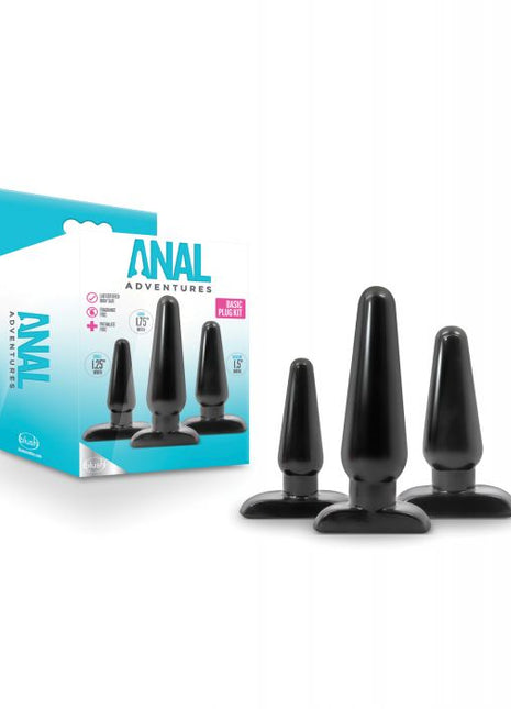 Blush Anal Adventures Basic Plug Kit