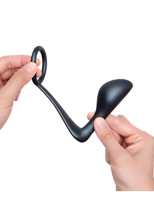 B-Vibe Butties Ringer Cock Ring & Prostate Plug