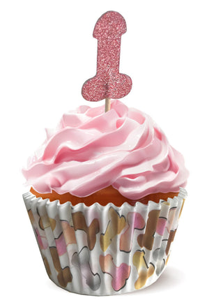 Glitterati Penis Party Cupcake Set