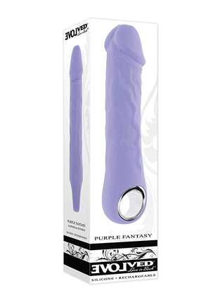 Evolved Purple Fantasy Realistic Vibrator