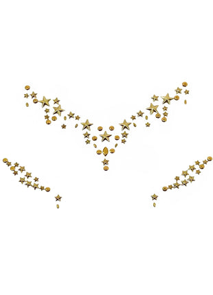 Star Sign Face Jewels Sticker