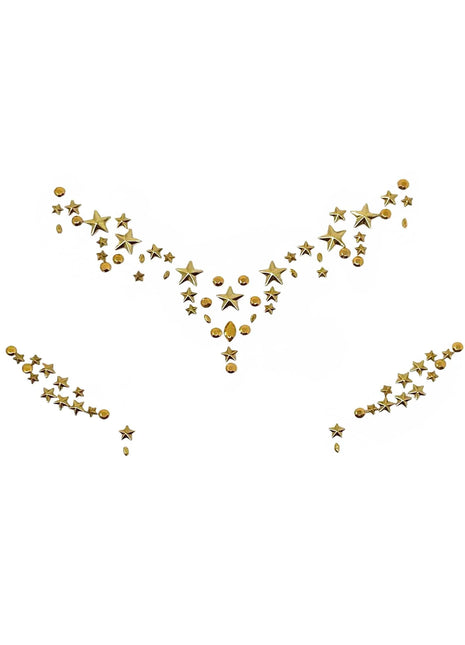 Star Sign Face Jewels Sticker