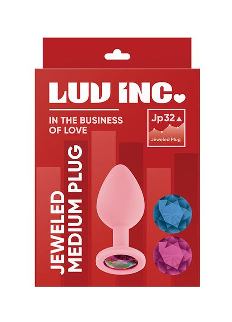 Luv Inc. Medium Jeweled Silicone Plug