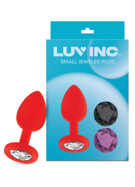Luv Inc. Small Jeweled Silicone Plug