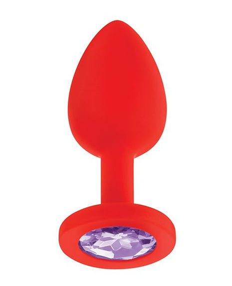Luv Inc. Small Jeweled Silicone Plug