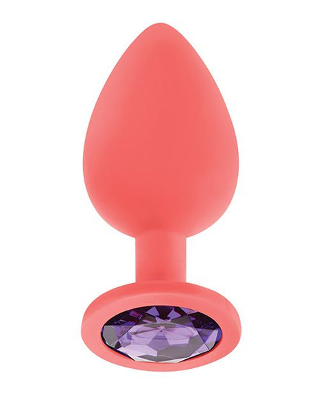 Luv Inc. Large Jeweled Silicone Plug