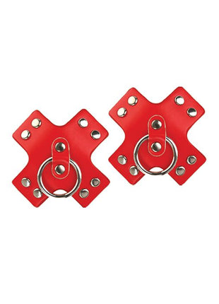 Nipplicious Seducer Leather Pasties With Ring