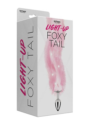Foxy Tail Light Up Faux Fur Butt Plug