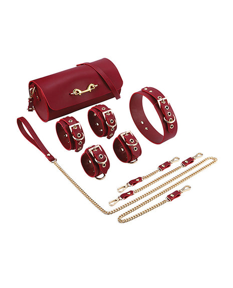Kinky Play Box Federico Luxurious Leather Restraint Kit
