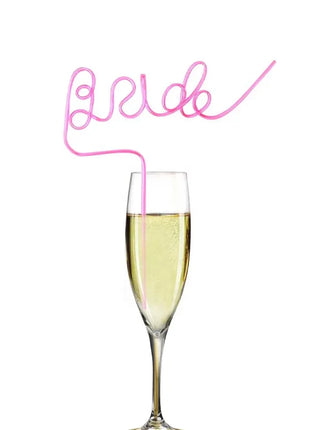Bride Crazy Straw