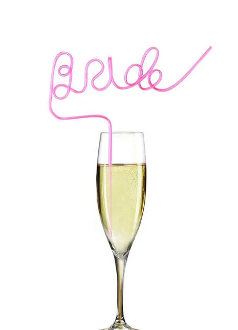 Bride Crazy Straw