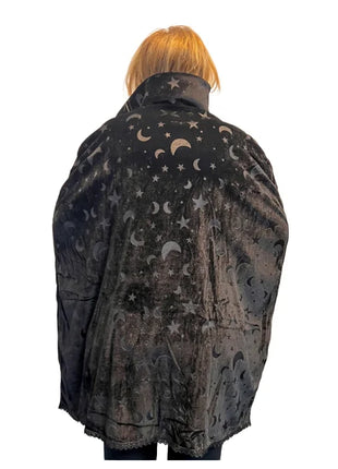 Moon & Stars Velvet Cape 🌙✨