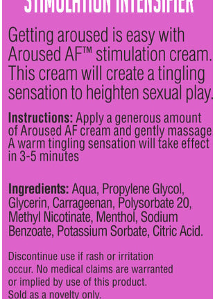 Aroused Af Stimulation Cream 10 ml