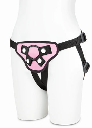 Pretty In Pink Strap On Harness