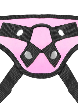 Pretty In Pink Strap On Harness