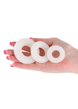 Firefly Glow in the Dark Bubble Cock Rings