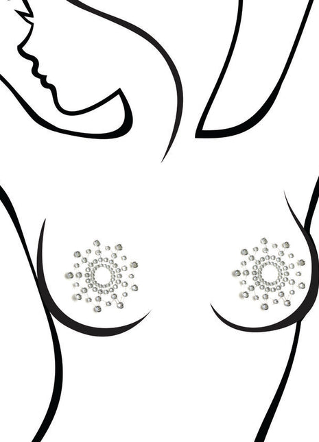 Sexy AF Iridescent Crystals Nipple Couture