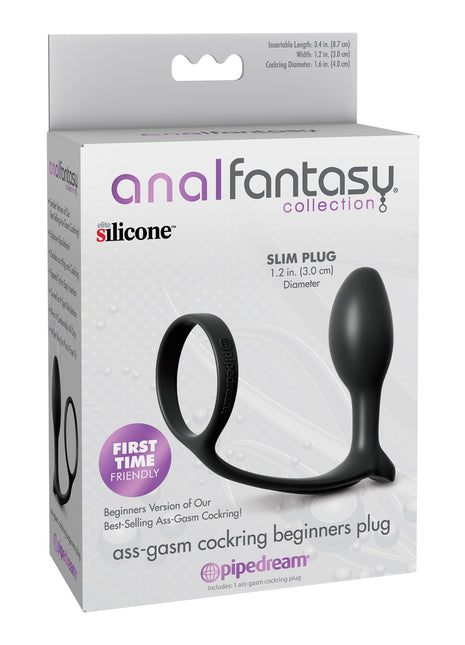 Ass-Gasm Cockring Beginners Plug