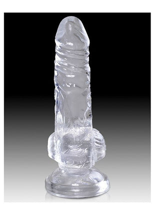 King Cock Clear 5" Cock With Balls