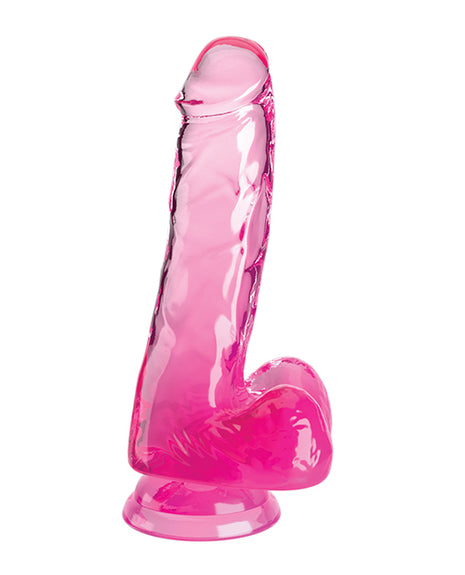 King Cock Clear 6" Cock With Balls