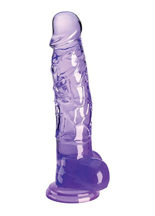 King Cock Clear 8" Cock With Balls