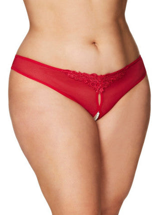 Plus Size Paradise Pearl Thong