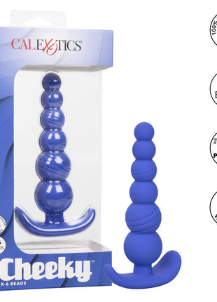 Cheeky X-6 Beads Silicone Anal Probe