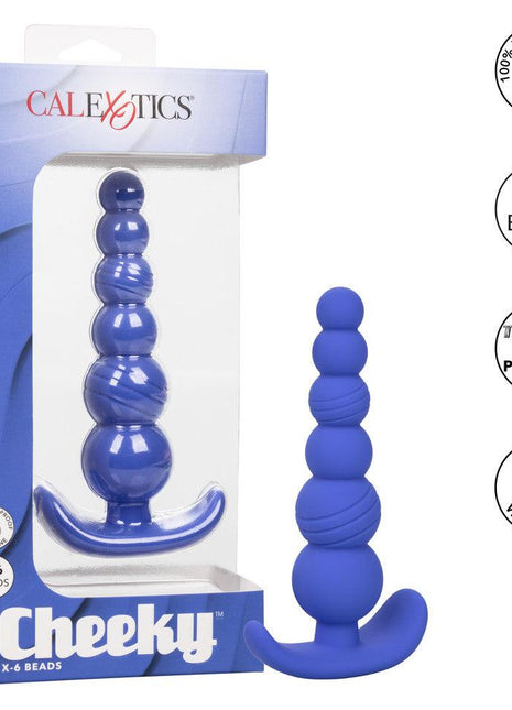 Cheeky X-6 Beads Silicone Anal Probe