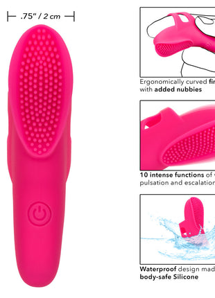 Neon Vibes The Nubby Rechargeable Silicone Vibrator