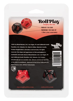 Naughty Bits® Roll Play Naughty Dice Set