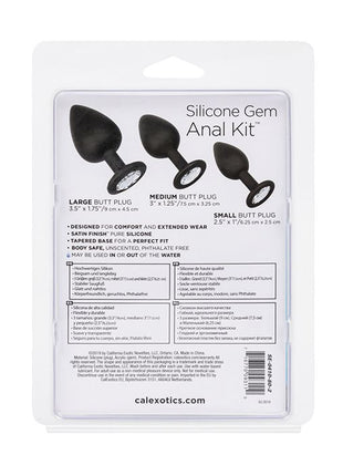 Silicone Gem Anal Kit