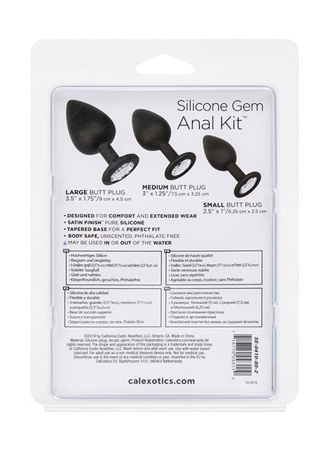Silicone Gem Anal Kit