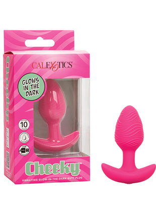Cheeky Glow in the Dark Vibrating Butt Plug