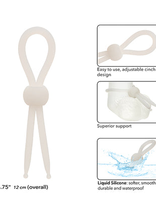 Alpha Liquid Silicone Lasso Cock Ring
