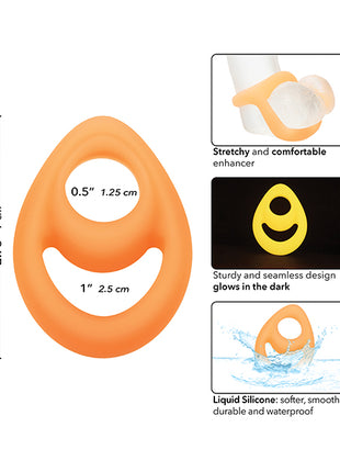 Alpha Glow in the Dark Teardrop Cock Ring