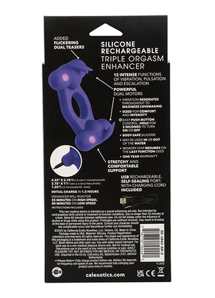 Rechargeable Triple Orgasm Ring