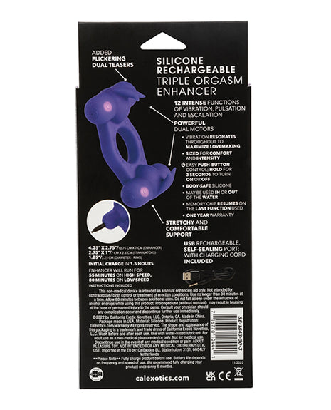 Rechargeable Triple Orgasm Ring