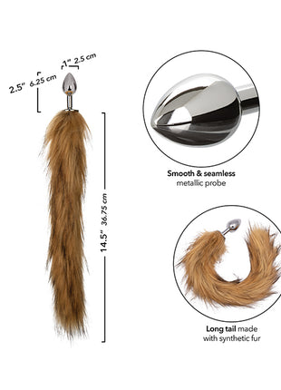 Running Wild Tail Metallic Anal Probe