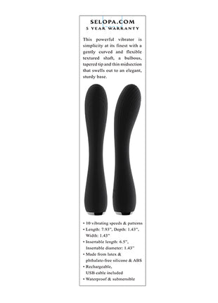 Selopa Midnight Magic Flexible Vibrator