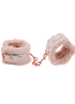 Sex & Mischief Peaches 'n CreaMe Fur Handcuffs 🍑