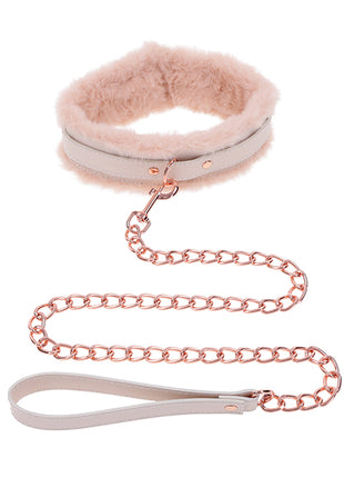 Sex & Mischief Peaches 'n CreaMe Fur Collar & Leash 🍑