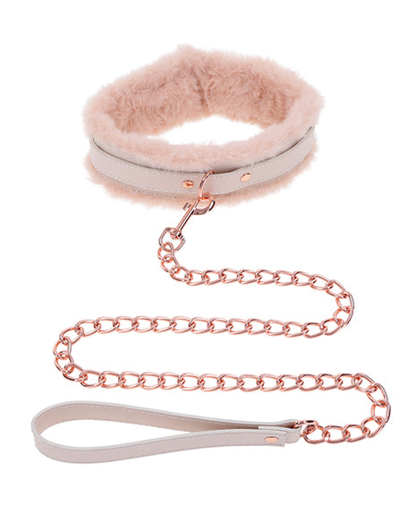Sex & Mischief Peaches 'n CreaMe Fur Collar & Leash 🍑