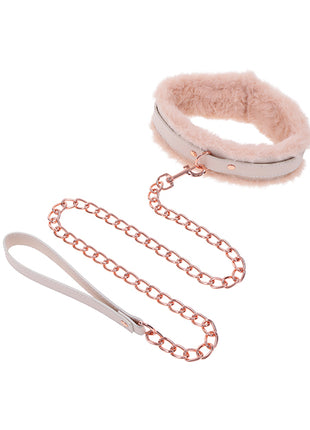 Sex & Mischief Peaches 'n CreaMe Fur Collar & Leash 🍑