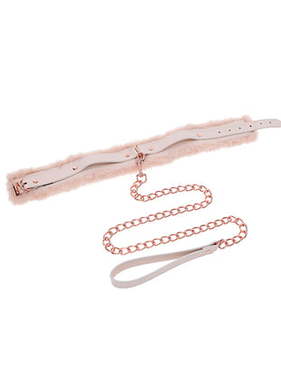 Sex & Mischief Peaches 'n CreaMe Fur Collar & Leash 🍑