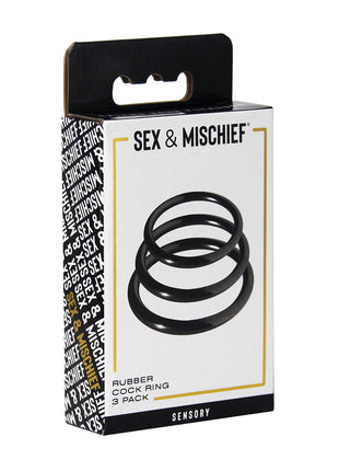 Sex & Mischief Nitrile Cock Ring Set