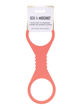 Sex & Mischief Peaches 'n CreaMe Silicone Cuffs