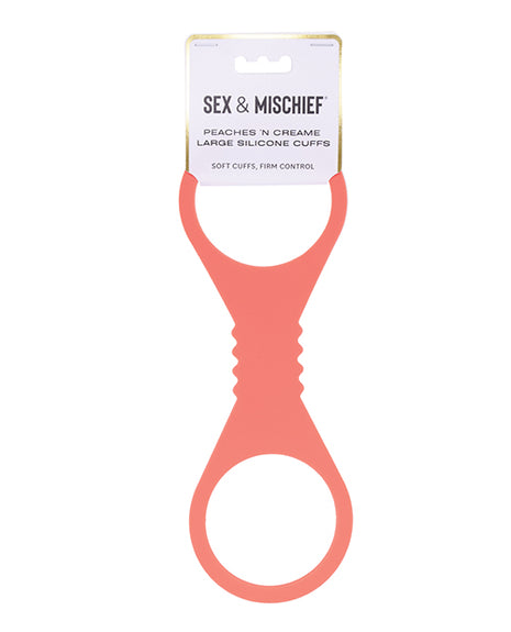 Sex & Mischief Peaches 'n CreaMe Silicone Cuffs