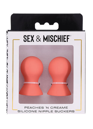 Sex & Mischief Peaches 'n CreaMe Silicone Nipple Suckers