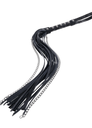 Velvet Noir Chain Flogger