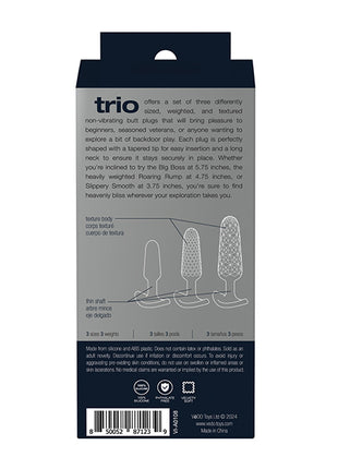 VeDO Trio Anal Plug Set